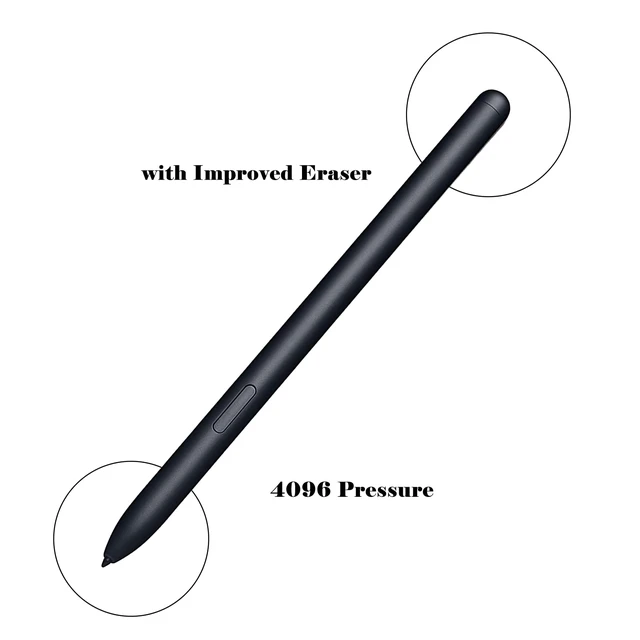 Alt view image 3 of 6 - A-10 Smart Paper Pen for Lenovo Smart Paper Pen, Stylus Replacement for Lenovo Yoga PaperPen with Improved Eraser -Black