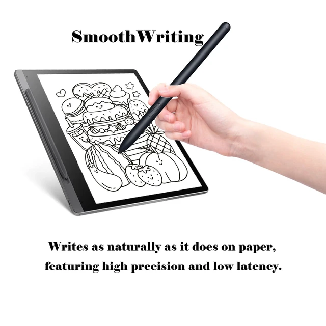 Alt view image 4 of 6 - A-10 Smart Paper Pen for Lenovo Smart Paper Pen, Stylus Replacement for Lenovo Yoga PaperPen with Improved Eraser -Black