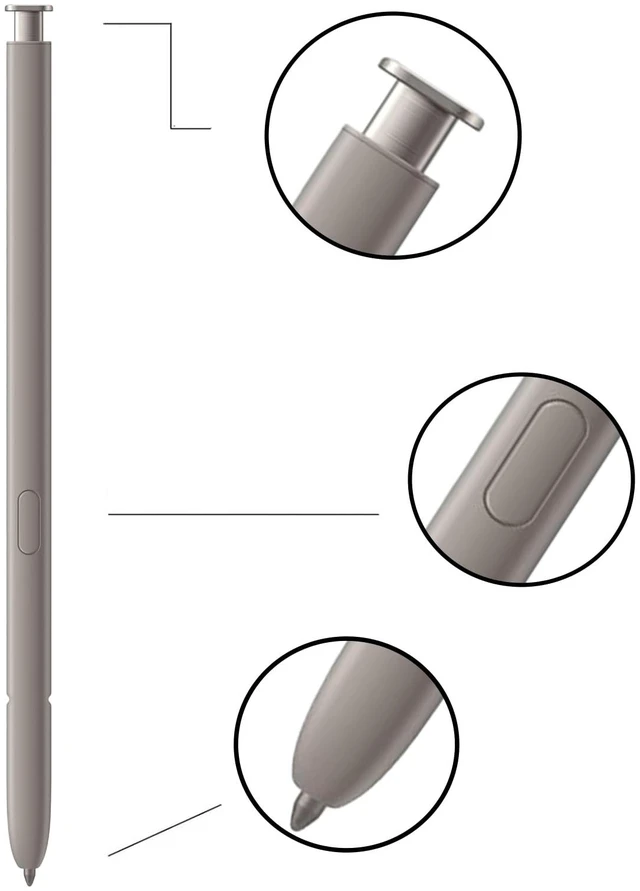 Alt view image 2 of 6 - S24 Ultra Pen Replacement for Samsung S24 Ultra S Pen,Bluetooth,Violet | 4096-Level Pressure,Replacement For Samsung Galaxy S24 Ultra Stylus Pen, With Bluetooth