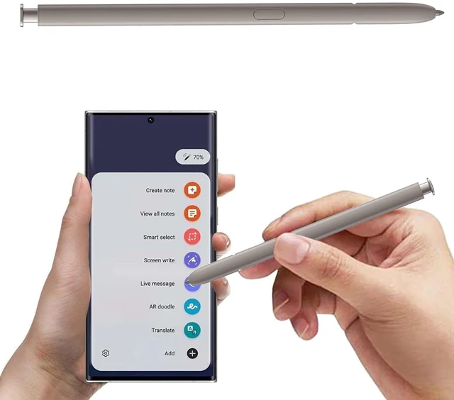 Alt view image 5 of 6 - S24 Ultra Pen Replacement for Samsung S24 Ultra S Pen,Bluetooth,Violet | 4096-Level Pressure,Replacement For Samsung Galaxy S24 Ultra Stylus Pen, With Bluetooth