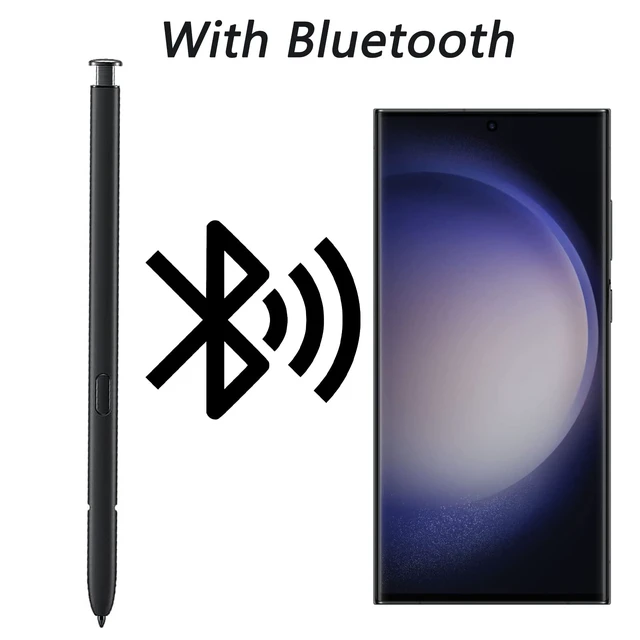 Alt view image 2 of 6 - Galaxy S23 Ultra Stylus Pen with Bluetooth Replacement for Samsung Galaxy S23 Ultra 5G S Pen Stylus Pen Remote Control S23 Ultra S Pen(Phantom Black)