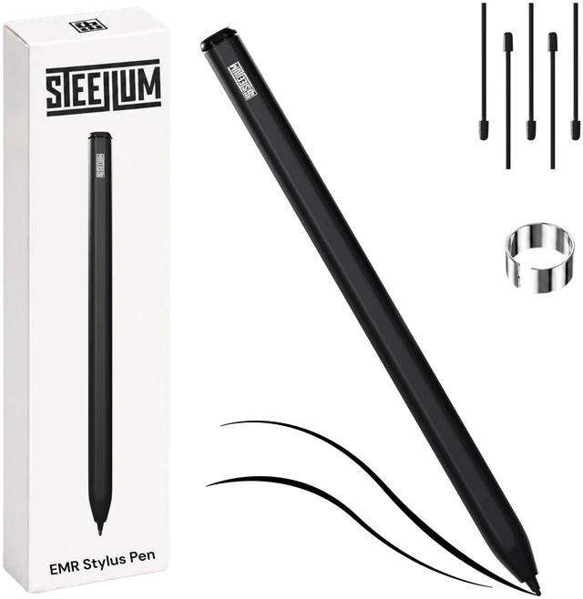 Main image of PRO Stylus EMR Pen for Remarkable 2&1, for Kindle Scribe w/Digital Eraser | No Lag, No Slip, No Charge,4096 Pressure Level, Tilt Support & Palm Rejection, Compatible with Remarkable1+2 & Kindle Scribe