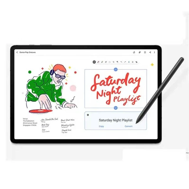 Alt view image 4 of 5 - Galaxy Tab S7 Stylus Pen (WithBluetooth) Replacement for Samsung Galaxy Tab S7|Tab S7 Plus All Verisons +Tibs/Nibs (Mystic Navy)