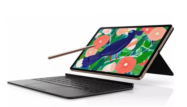 Alt view image 5 of 5 - Galaxy Tab S7 Stylus Pen (WithBluetooth) Replacement for Samsung Galaxy Tab S7|Tab S7 Plus All Verisons +Tibs/Nibs (Mystic Navy)