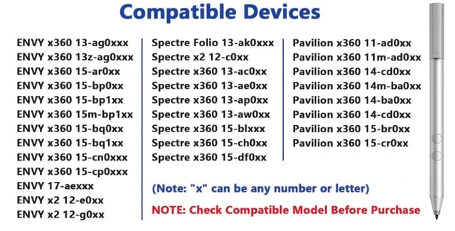Alt view image 5 of 7 - Stylus Pen for HP- 1MR94AA