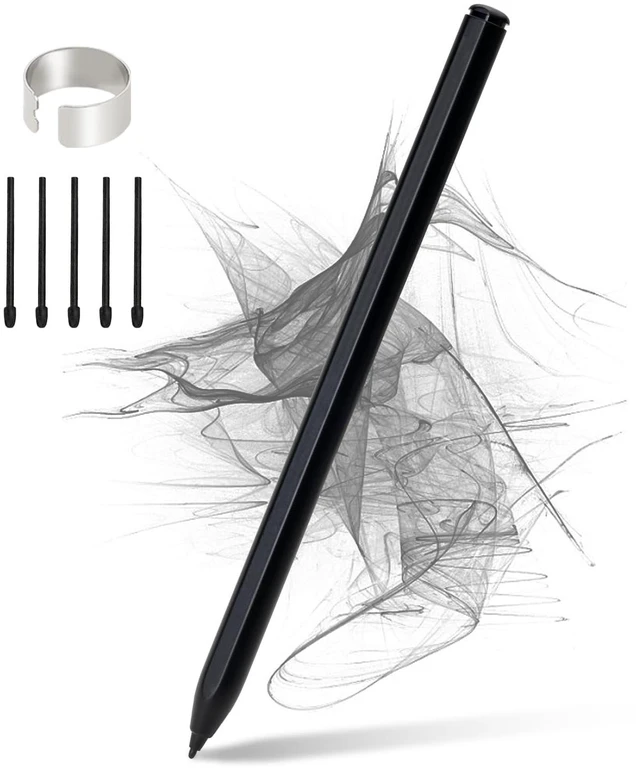 Main image of Magnetic Stylus for Kindle Scribe Pen with Eraser, Replacement for Remarkable 2 Pen with Eraser, EMR Pen for Kindle Scribe Stylus, 4096 Pressure Sensitivity,Palm Rejection,Tilt Support with 5 Pen Tips