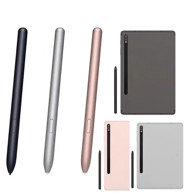 Alt view image 6 of 7 - for Samsung Galaxy Tab S7 S7+SM-T970 T870 Stylus s Pen Replacement Stylus Suitable for Galaxy Tab S8 S8+S8 Ultra SM-X700X800 X900, Supports Bluetooth 5 Pen Tips and Clips (Golg)