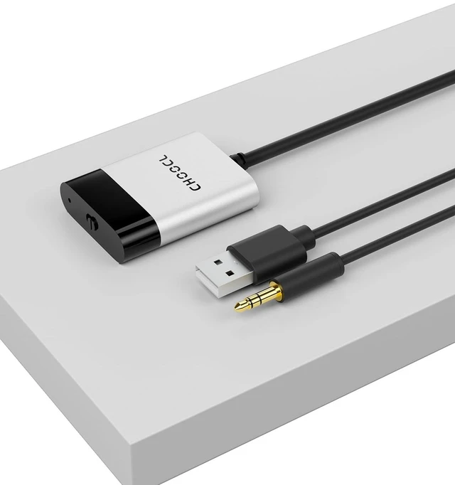 Main image of CHOOCL Bluetooth Adapter for 2008-2012 Cadillac,CTS AUX+USB Music Receiver | Qualcomm aptX HD audio with steering wheel controls & song info display. AUX+USB plug and play. iOS/Android compatible.