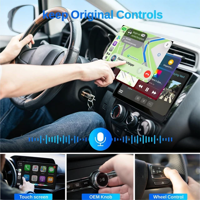 Alt view image 6 of 7 - 2026 Upgraded Wireless CarPlay Adapter for iphone & Android Auto, 2-in-1 | Converts Factory Wired Apple CarPlay/Android Auto to Wireless, iOS 10+/Android 11+, Fast Auto Reconnect, Remembers 2 Phones