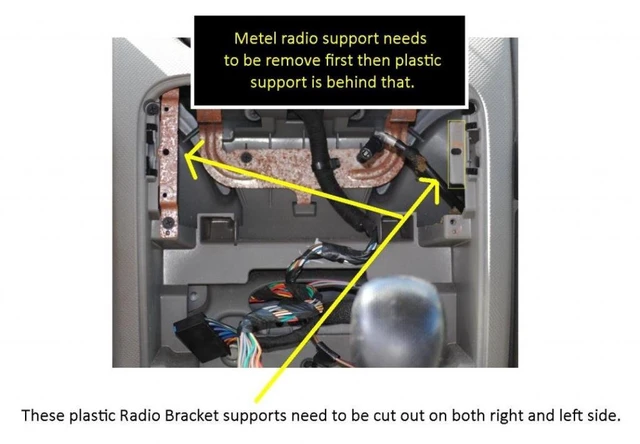 Alt view image 2 of 2 - Custom Install Parts Double Din Dash Kit for Jeep Liberty | Compatible with Jeep Liberty, 2003-2007; standard wire harness and antenna adapter