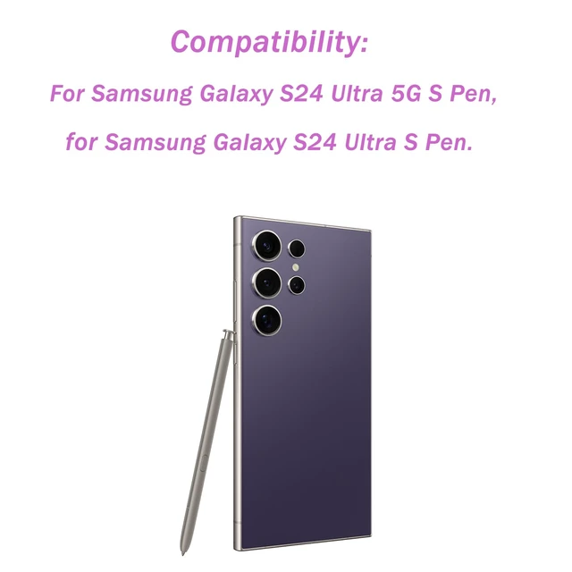 Alt view image 3 of 6 - S24 Ultra S Pen for Samsung Galaxy S24 Ultra Stylus Replacement, Violet | WithBluetooth, S24 Ultra Stylus S Pen Replacement for Samsung Galaxy S24 Ultra Stylus, EJ- PS928BJEGUS, 4096 Levels Pressure