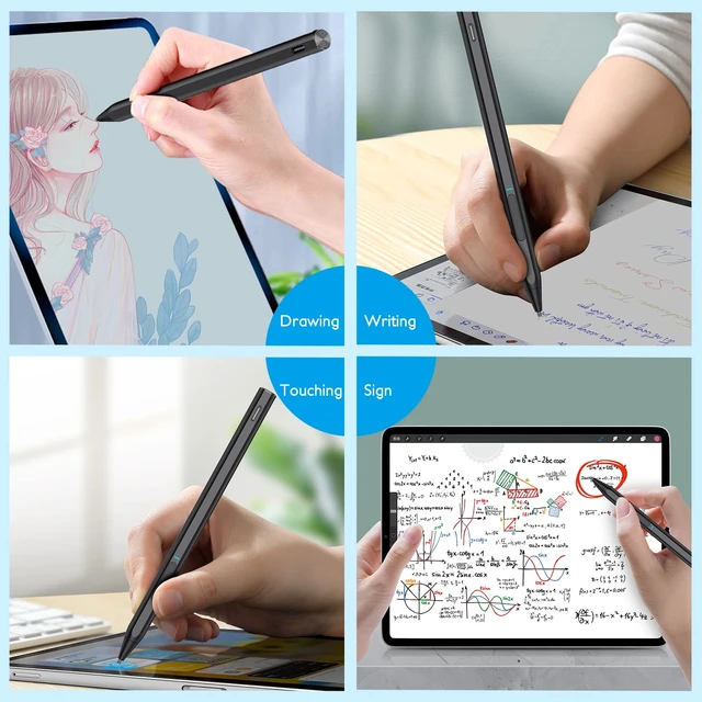 Alt view image 3 of 7 - Trakxy Magnet Surface Stylus Pen,Tilt 4096 Pressure Sensitivity,Black | Touch Pen for Microsoft Surface Pro X/9/8/7/6/5/4/3/Surface Laptop 5/4/3/2/1 Surface go 3/2/1 Book 2/1 Studio,Palm Rejection