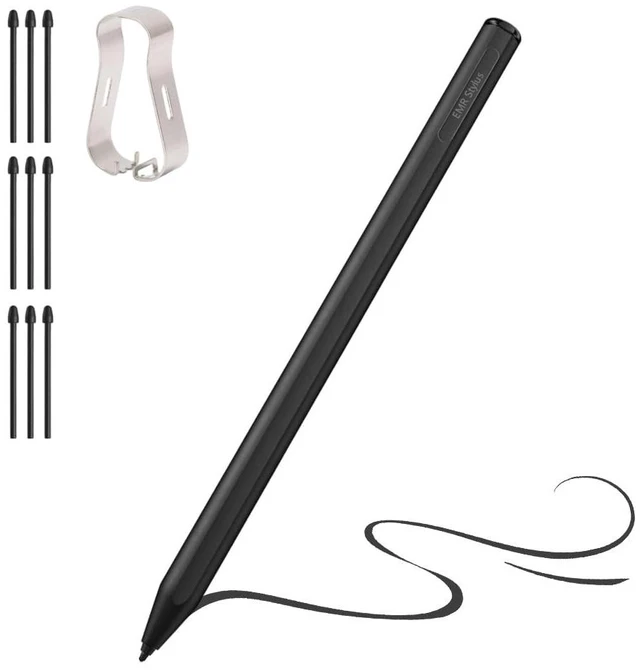 Main image of Stylus Pen for Remarkable 2/1 Pen, with Flip Eraser & Magnetic Attachment, 4096 Pressure Levels & Palm Rejection, No Charging Required, Includes 9 Extra Nibs