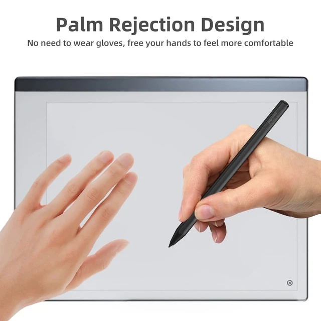 Alt view image 5 of 6 - Stylus Pen for Remarkable 2/1 Pen, with Flip Eraser & Magnetic Attachment, 4096 Pressure Levels & Palm Rejection, No Charging Required, Includes 9 Extra Nibs