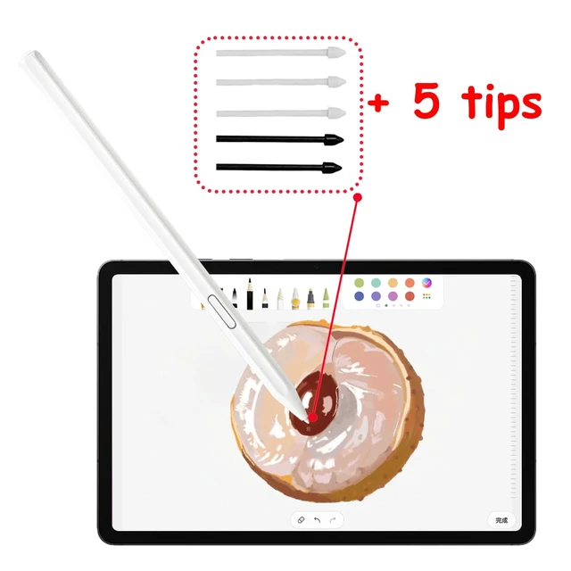 Alt view image 4 of 5 - 2 Pcs Tab S11 S Pen Replacement for Samsung Galaxy Tab S11 Ultra Pen(Beige) | Galaxy Tab S11/S11 Ultra Stylus Pen Replacement for Galaxy Tab S11 Ultra S Pen+ Tips/Nibs,EJ-PX730BWEGUJ