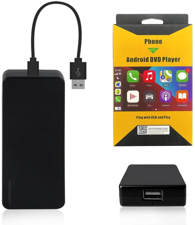 Main image of Wired CarPlay Adapter USB Dongle for Car Radio with Android Version 4.2 or Above Connection for Wired CarPlay Mirroring Compatible with iOS and Android Phone System Wired Mirroring