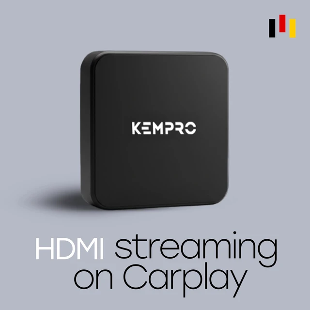 Alt view image 6 of 7 - KemPro HDMI Wireless CarPlay Adapter HDMI in for Watch Fire TV Stick, Switch & iPhone on Car Screen 2-in-1 Video Dongle for OEM Wired CarPlay USB A & C