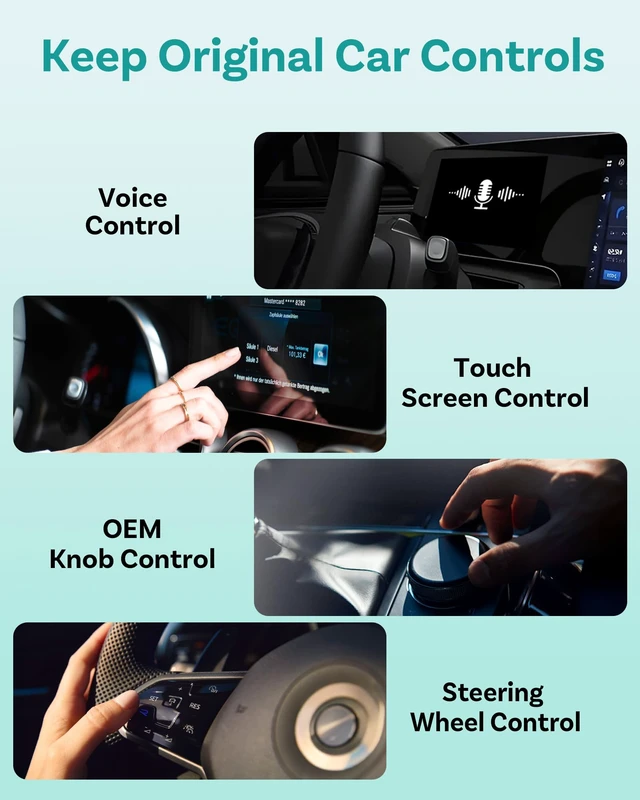 Alt view image 7 of 7 - OTTOCAST Mini Tube 2026 Wireless CarPlay & Android Auto Adapter | Plug & Play for iPhone & Android, Seamless Auto-Connect, Stable Performance, Premium Aluminum Design