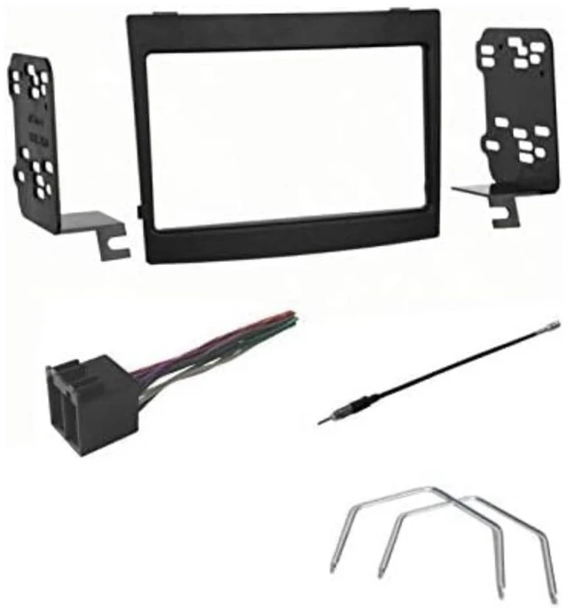 Main image of Generic Double Din Car Stereo Install Dash Kit, Wire Harness, AM/FM Radio Reception Antenna Adapter, and Radio Removal Tool Made for 2004 2005 2006 Pontiac GTO