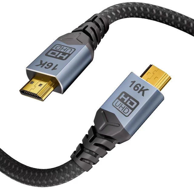 Main image of CABLAPTOP hdmi to hdmi Cable,HDMI Cable 16K Ultra High Speed 8K 10K 4K HDMI2.2 Cable 3.3FT,96Gbps Braided HDMI Cord,16K@60Hz 8K@240Hz 4K@480Hz,eARC,/Dolby Atmos/VRR,HDCP 2.2&2.3 - Compatible for HDTV