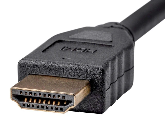 Alt view image 2 of 4 - Monoprice 4K High Speed HDMI Cable - 4K@60Hz, 18Gbps, HDR, CL2 in-Wall Rated, No Logo, 6ft, Black - Pack of 5