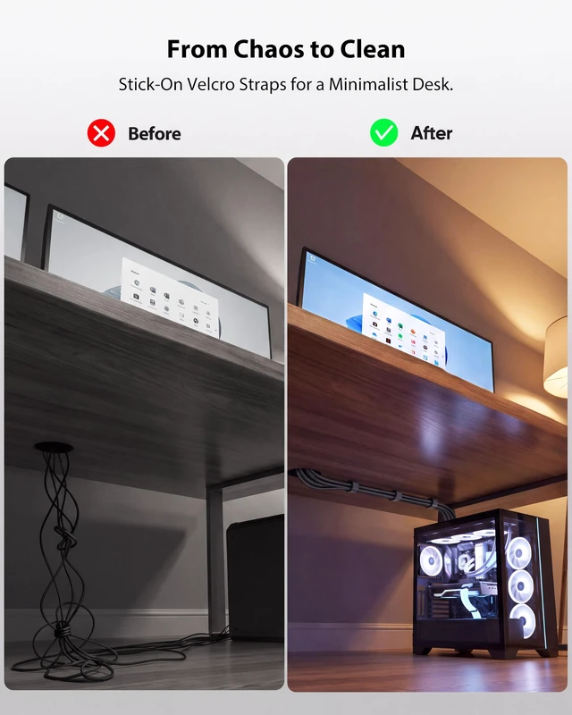 Alt view image 5 of 7 - MOSIMLI True ARC/eARC HDMI 2.1 Cable for Soundbar, 20FT 2-Pack | 5.1/7.1 Audio, Lossless Dolby Atmos/DTS:X, No Dropouts. 48Gbps, 8K/4K. 90° Adapter & Ties Included. Ideal for Home Theater