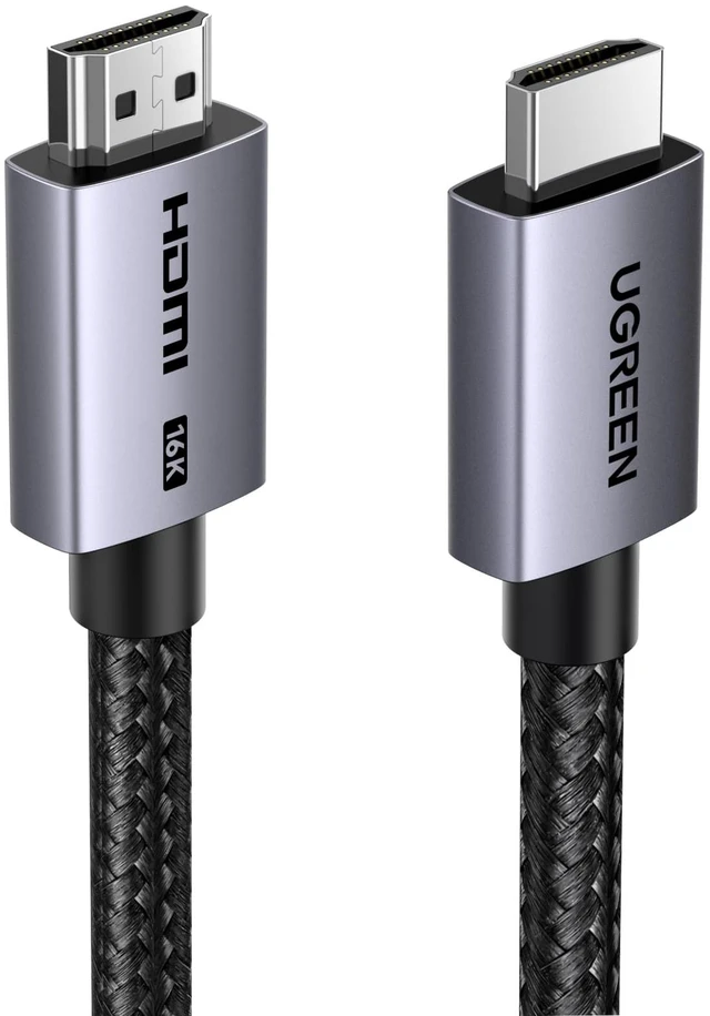 Main image of UGREEN 16K HDMI Cable 96Gbps 6.6FT, 8K@240Hz High Speed HDMI Cord | 16K@60Hz 4K@480Hz 12K@120Hz, HDCP 2.2&2.3, Lip eARC, Aluminum Case, Compatible with PS5/Blu-ray/Roku TV/Switch 2/Mac mini M4