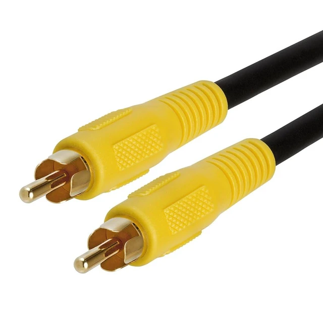 Alt view image 3 of 6 - Cmple - RCA Subwoofer Cable 100 ft Digital Coaxial Audio Cable Composite Audio/Video Cord 1-RCA Cable Male to Male Coaxial RCA Cables for Home Theater, Rear View Parking Camera