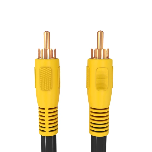 Alt view image 6 of 6 - Cmple - RCA Subwoofer Cable 100 ft Digital Coaxial Audio Cable Composite Audio/Video Cord 1-RCA Cable Male to Male Coaxial RCA Cables for Home Theater, Rear View Parking Camera