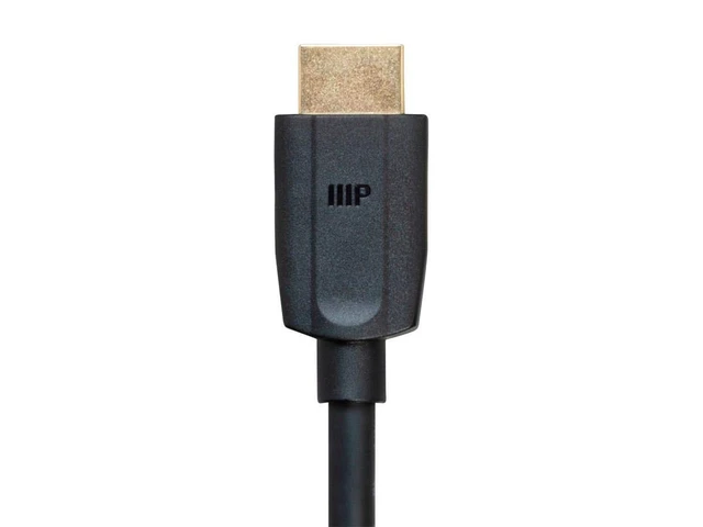 Alt view image 3 of 3 - Monoprice 8K Ultra High Speed HDMI Cable - HDMI 2.1, 8K@60Hz, 4K@120Hz, 48Gbps, HDR, VRR, 6ft, Black - 3 pack