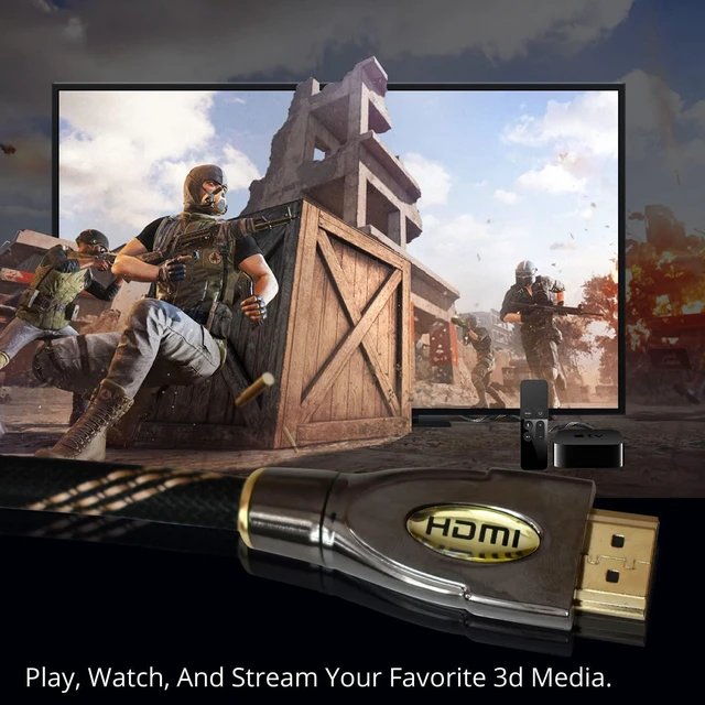 Alt view image 5 of 7 - Master Cables 10 Metre (32ft) High Speed HDMI Cable 4K Ultra HD, HDR, Gold-Plated Connectors Extra Long HDMI Lead for TV, Streaming Devices, Consoles & Projectors