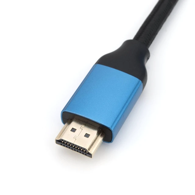 Alt view image 3 of 4 - Sewell HDMI 2.1 Ultra High Speed Cable, 8K 60Hz, 4K 165Hz/120Hz, 48Gbps | Dynamic HDR, eARC, Braided Cord with Anodized Aluminum Heads, Compatible with PS5, Xbox Series X, PC, TV, Projector, 4K 144Hz