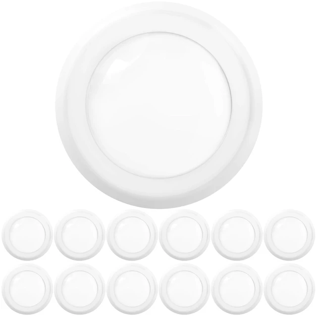 Main image of Sunco 12 Pack 6 Inch Flush Mount LED Ceiling Disk Lights, 15W=75W Dimmable | 1050LM, 3000K Warm White, 15W=75W, Low-Profile Flush Mount LED Disk for Recessed Ceiling Lighting and Closets