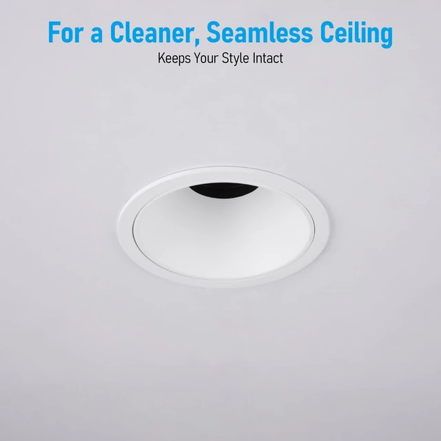 Alt view image 2 of 7 - TORCHSTAR 4-Pack 3 Inch 5CCT Zero Glare LED Recessed Lights with J-Box | Deep Recessed Anti Glare Canless Downlight, Gimbal Ceiling Light, Ultra Narrow Frame, ETL FCC, 2700K/3000K/3500K/4000K/5000K