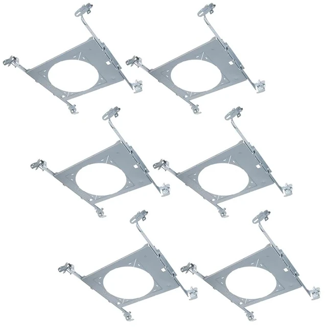 Main image of HALO HL6RSMF Mounting Frame, Silver, 6PK