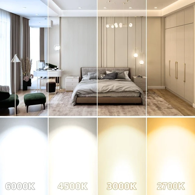 Alt view image 4 of 7 - 2 Inch LED Downlight, Recessed Lighting Dimmable Ceiling Light, 3W, 5500K Daylight White, CRI80 with LED Driver(35W Halogen Equivalent), 4 Pack