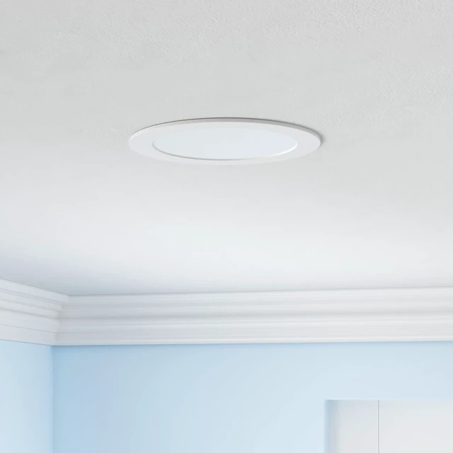 Alt view image 2 of 7 - 16 Pack 6 Inch LED Recessed Lighting Canless Wafer Downlight, White | ETL, 5CCT, 120V, With Junction Box, 12W 1000LM, 5%-100% Dimmable, 5 Color Selectable 2700K-5000K, Ultra-Thin Can Lighting IC