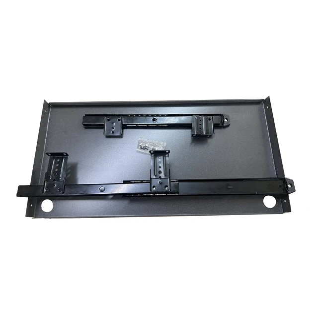 Alt view image 7 of 7 - Sliding Under Desk Keyboard Tray Slide Out Keyboard Holder Drawer Heavy-Duty Office Desk Extender Platform Pull Out Desktop Sliding Computer Tray for Keyboard Drawer Under Desk Shelf-Metal