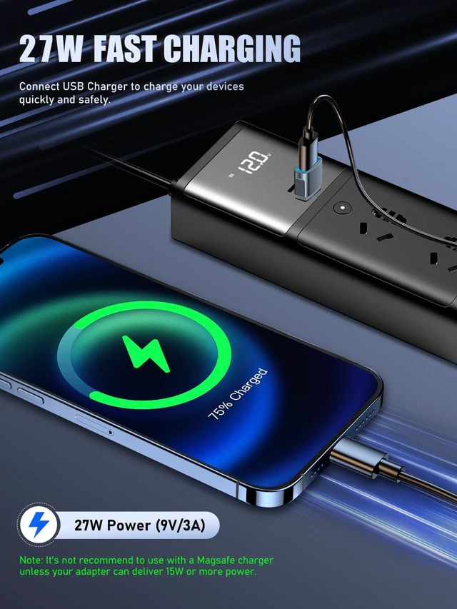 Alt view image 2 of 7 - TiMOVO USB to USB C Adapter with LED Light with 27W Fast Charging, Grey | 4 Pack USB A Male to USB C Female Adapter for iPhone 17/16/15 Pro Max Plus, AirPods, iWatch, iPad, Galaxy S25, CarPlay