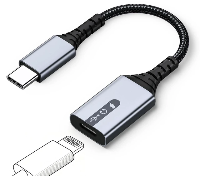 Main image of NICE BUDDY 3 in 1 Type C to Lightning Adapter for iPhone | Charge & listenUSB-C to Lightning dongle for iPhone 15/16/17, iPad Pro, MacBook. DAC 16-bit/48kHz audio. MFi certified.