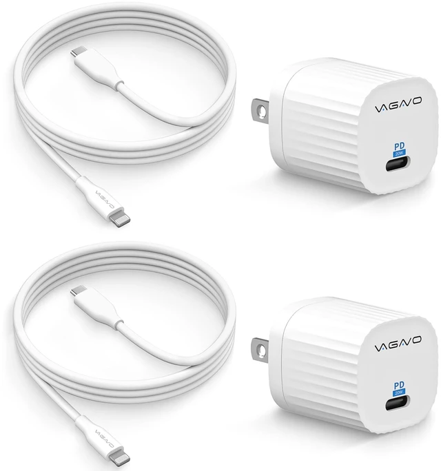 Main image of Apple MFi Certified 2Pack iPhone 14 Charger Fast Charging,20W USBC Block | Charging Cube & 3.3FT USBC to Lightning Cable Compatible with iPhone 14/14ProMax/13Pro/13/12Mini/12ProMax/12/11ProMaxXS/XR/X