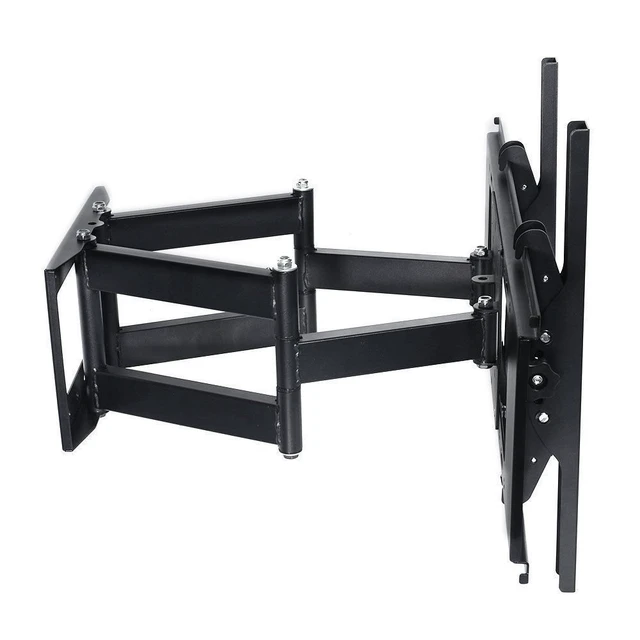 Alt view image 3 of 7 - Henxlco Dual Arm Articulating Full Motion Tilt TV Wall Mount Swivel Bracket for Most 32 37 40 42 46 47 50 52 55 65", Some up to 70" Flat Screen Panel Plasma LCD LED TV with VESA up to 600x 400mm