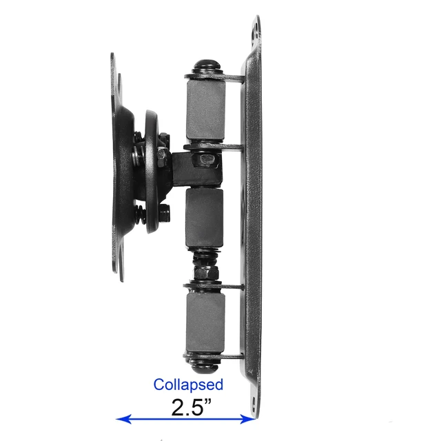 Alt view image 6 of 7 - Cheetah TV Monitor Wall Mount for 12-49 Inch TVs up to 40lbs VESA 100x100mm, with 10ft HDMI Cable, TouchAdjust- Simply Grab, Adjust, Release Full Motion Swivel Tilt Bracket, Low Profile & Extends 15"