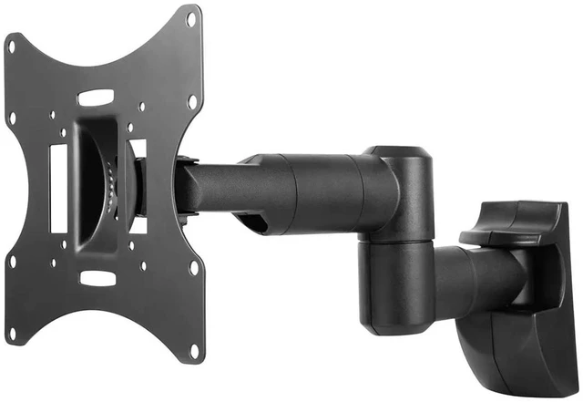 Main image of Monoprice Premium Full Motion TV Wall Mount Bracket Low Profile for 23" to 42" TVs up to 66lbs, Max VESA 200x200, Fits Curved Screens