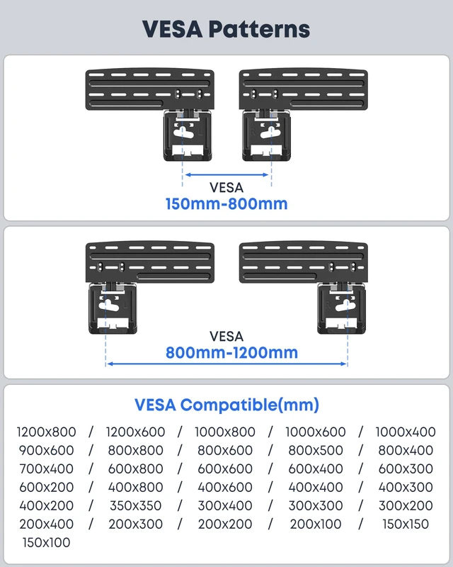 Alt view image 7 of 7 - Ultra Slim TV Wall Mount for 43-85 Inch TV Up to 132lbs,Max VESA 1200x800mm | 0.3" Low Profile TV Mount,Compatible with For Flat & Frame TVs,Flush Wall Mount TV Bracket