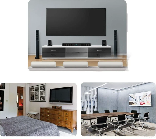 Alt view image 7 of 7 - Hoopever TV Mount Fixed for 26"-65" TVs, Universal Thin Wall Mount Bracket, Holds TV 1.25" from Wall, Pull String Locking System, Max VESA 470x430mm, Max Load 110 lbs