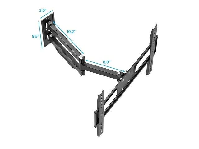 Alt view image 2 of 7 - Monoprice Premium Full Motion TV Wall Mount Bracket Outdoor Waterproof, Corrosion Resistant for 32" to 100" TVs up to 110lbs, Max VESA 400x400