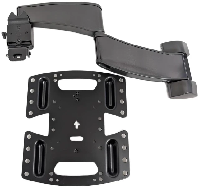 Alt view image 2 of 7 - SANUS Elite Advanced Full-Motion TV Wall Mount for 1943" TVs up to 35 lbs Tilts, Swivels & Extends 16" Black Brushed Metal Low Profile, Easy Install