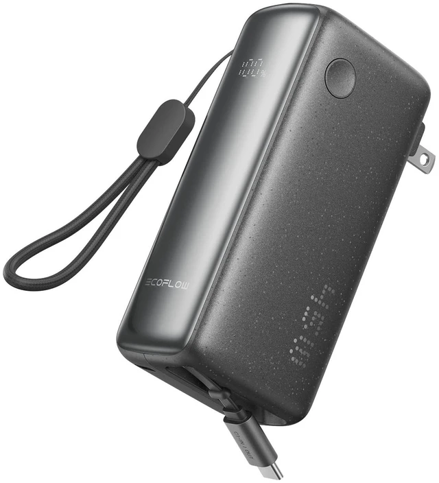 Main image of EF ECOFLOW Rapid 45W Power Bank 3-in-1 Portable Charger with Foldable Wall Plug, USB C 2.3ft Cable And USB-C Port,10000mAh Battery Bank Fast Charging for iphone 17/16/15 Series, Galaxy, ipad, and More