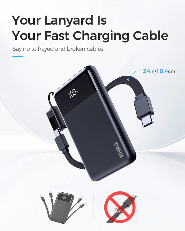 Alt view image 2 of 7 - MagSafe Portable Charger 5000mAh, Ultra Slim Wireless Magnetic Power Bank | Travel Essentials 20W Fast Charging with USB C Cable, 15W Wireless Battery Pack for iPhone 18/17/16/15/14/13/12 Series